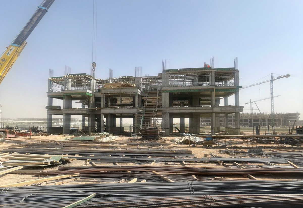 إنشاء عدد ٥ فلل سكنية لشركة إعمار الخليج مشروع روشن